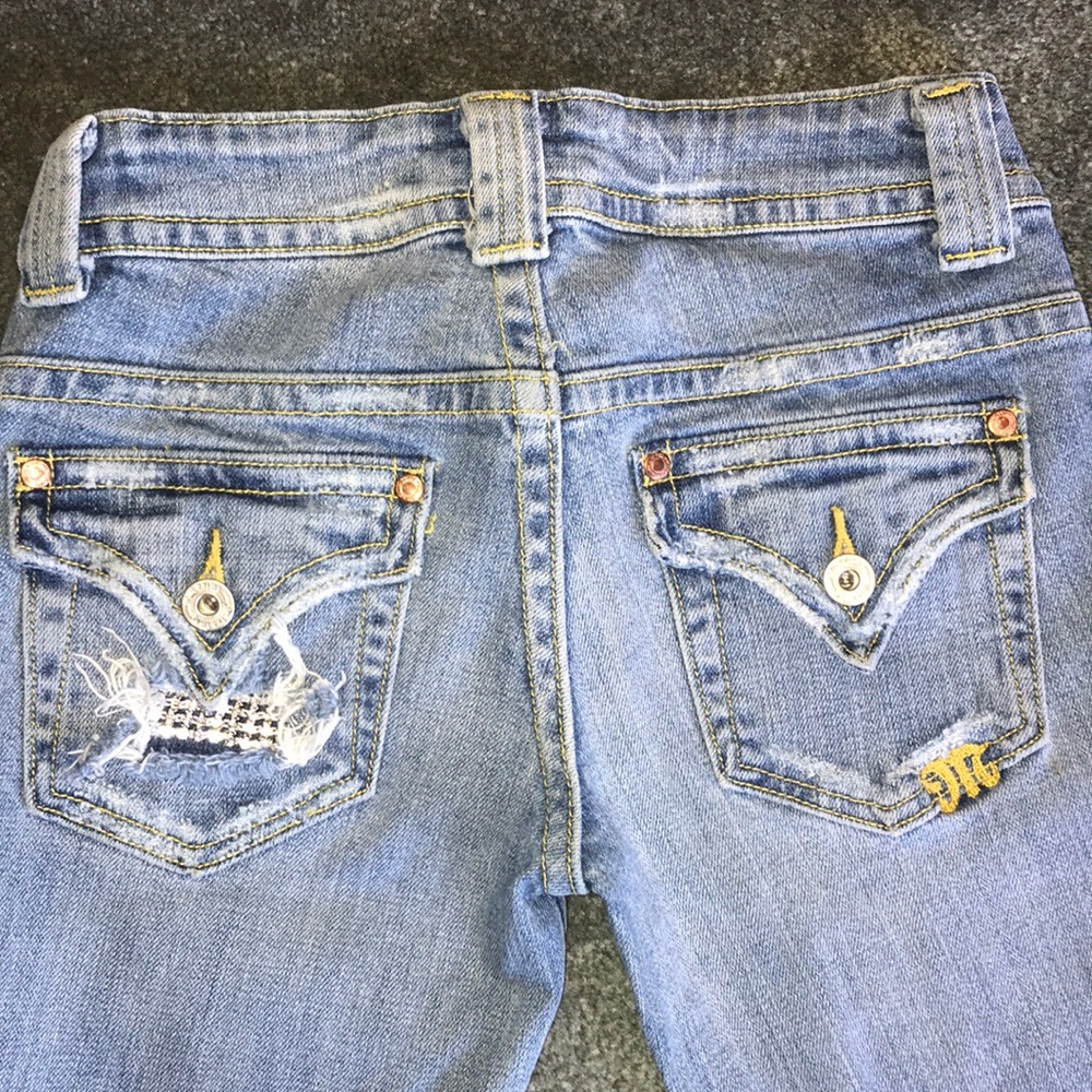 Miss Me Light Blue Flared Women's Jeans - Picture 4 of 8